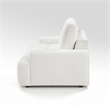 Brenda Loveseat- Reversible Cushions- Faux Wood Feet- Beige Chenille