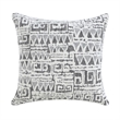 Pinto Loveseat with Nailhead Trim- 2 Accent Pillows- Gray Microfiber