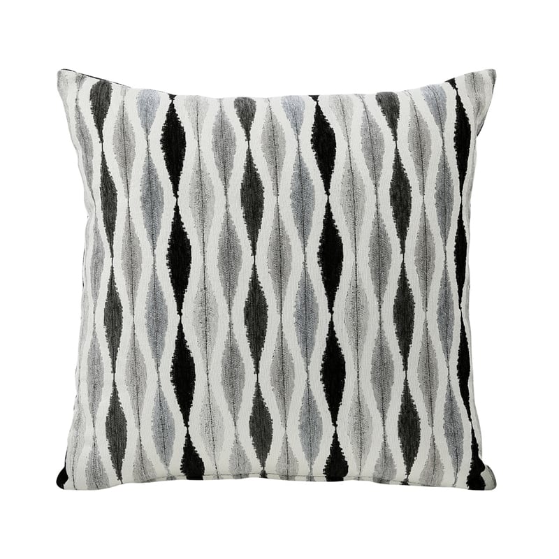 Deva Accent Chair- Contoured Arms- Foam Cushions- Dark Gray Chenille