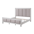 King Bedroom Set- Upholstered Design-4pc w 2 Nightstands- Dresser