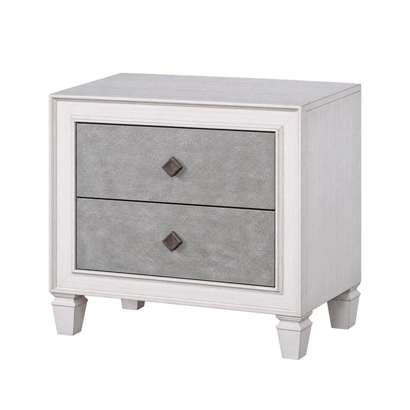 King Bedroom Set- Upholstered Design-4pc w 2 Nightstands- Dresser