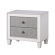 King Bedroom Set- Upholstered Design-4pc w 2 Nightstands- Dresser