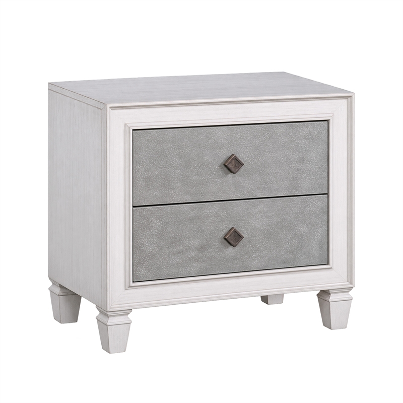 King Bedroom Set- Upholstered Design-4pc w 2 Nightstands- Dresser