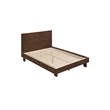 Queen Bedroom Set- Brown- 2 Piece Set with Nightstand