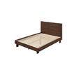 Queen Bedroom Set- Brown- 2 Piece Set with Nightstand