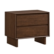 Queen Bedroom Set- Brown- 3 Piece Set with 2 Nightstands