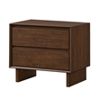 Queen Bedroom Set- Brown- 3 Piece Set with 2 Nightstands
