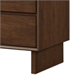 Queen Bedroom Set- Brown- 3 Piece Set with 2 Nightstands