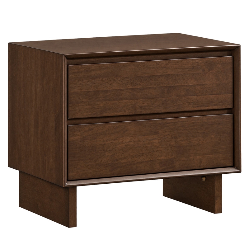 King Bedroom Set- Brown- 3 Piece Set with 2 Nightstands