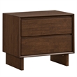 King Bedroom Set- Brown- 3 Piece Set with 2 Nightstands