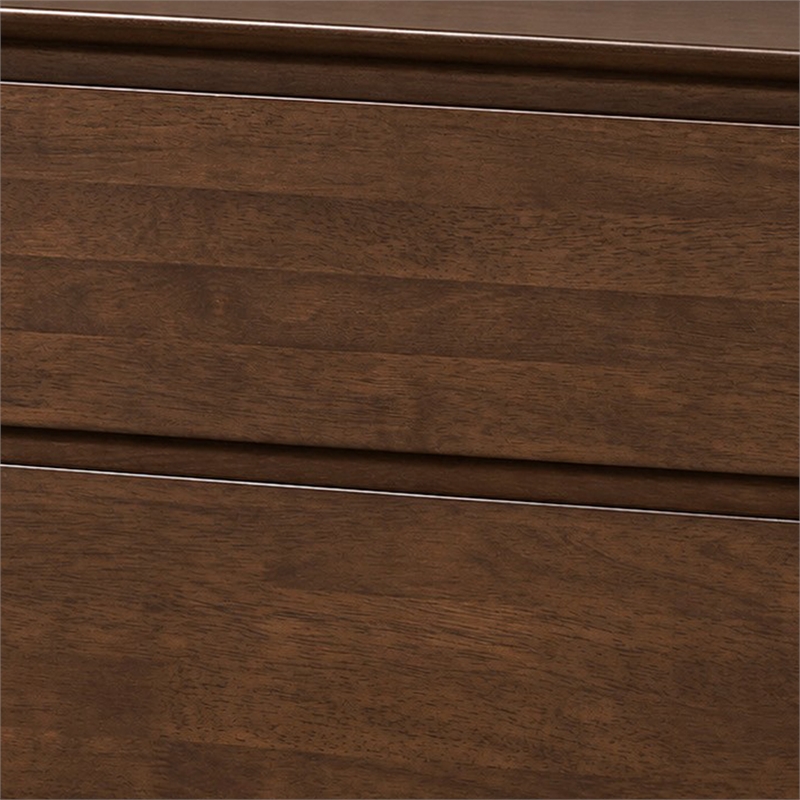 King Bedroom Set- Brown- 3 Piece Set with 2 Nightstands