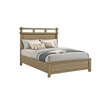 Queen Bedroom Set- Vineyard Oak Brown- 2 Piece Set with Nightstand