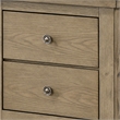 Queen Bedroom Set- Vineyard Oak Brown- 3 Piece Set with 2 Nightstands
