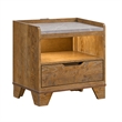 Queen Bedroom Set- Light Aspen Brown Gray- 5pc w 2 Nightstands