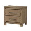 Queen Bedroom Set- Panel Design- Antique Oak Brown- 5pc w 2 Nighstands