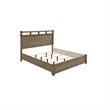 Queen Bedroom Set- Panel Design- Antique Oak Brown- 2pc w NS