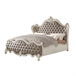 King Bedroom Set- Gray White- 5pc w 2 Nightstands- Dresser- Chest
