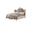 King Bedroom Set- Gray White- 4pc w 2 Nightstands- Dresser