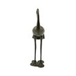 Suol Outdoor Decorative Crane Sculpture-Shiny Copper Finish Statue