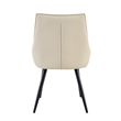 Ashley Dining Chairs with Armrests- Set of 2-White Faux Leather