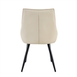 Ashley Dining Chairs with Armrests- Set of 2-White Faux Leather
