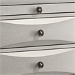 Queen Bedroom Set- Storage- Antique White Zinc- 2pc w Nightstand