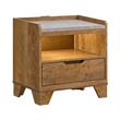 Queen Bedroom Set- Light Aspen Brown Gray- 3pc w 2 Nightstands