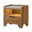 Queen Bedroom Set- Light Aspen Brown Gray- 2pc w Nightstand