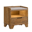 Queen Bedroom Set- Light Aspen Brown Gray- 2pc w Nightstand