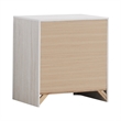 Queen Bedroom Set- Storage Design- White- 2 Piece Set with Nightstand
