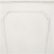 Rahu Tall Tapered Planter- Framed Panel-  Antique White Concrete 31 Inch