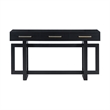 Gracie Console Table with 3 Drawers and Iron Handle Design