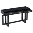 Gracie Console Table with 3 Drawers and Iron Handle Design
