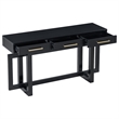Gracie Console Table with 3 Drawers and Iron Handle Design