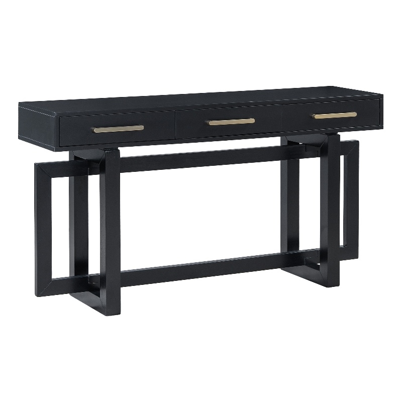 Gracie Console Table with 3 Drawers and Iron Handle Design