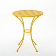 Rune 3pc Outdoor Bistro Set with Round Table and Armchairs- Yellow