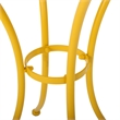 Rune 3pc Outdoor Bistro Set with Round Table and Armchairs- Yellow
