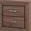 Queen Bedroom Set- Brown- 2 Piece Set with Nightstand