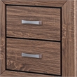Queen Bedroom Set- Brown- 3 Piece Set with 2 Nightstands