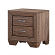 Queen Bedroom Set- Brown- 2 Piece Set with Nightstand