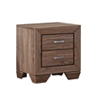 Queen Bedroom Set- Brown- 3 Piece Set with 2 Nightstands