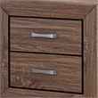 Queen Bedroom Set- Brown- 3 Piece Set with 2 Nightstands