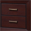King Bedroom Set- Storage Design- Brown- 2 Piece Set with Nightstand