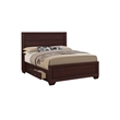 Queen Bedroom Set- Brown- 2 Piece Set with Nightstand
