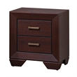 Queen Bedroom Set- Brown- 3 Piece Set with 2 Nightstands