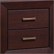 Queen Bedroom Set- Brown- 3 Piece Set with 2 Nightstands