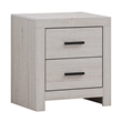 Queen Bedroom Set- Storage Design- White- 3 Piece Set with 2 Nightstands