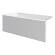 Valley Acrylic 54X32 Left Hand Drain Bathtub w/ Smooth Integral Skirt in White