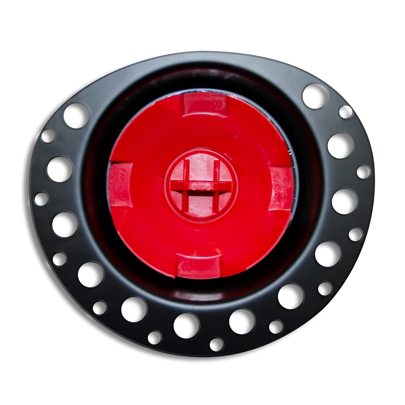 Valley Acrylic Bathtub Drain Floor Mounted Flange in White