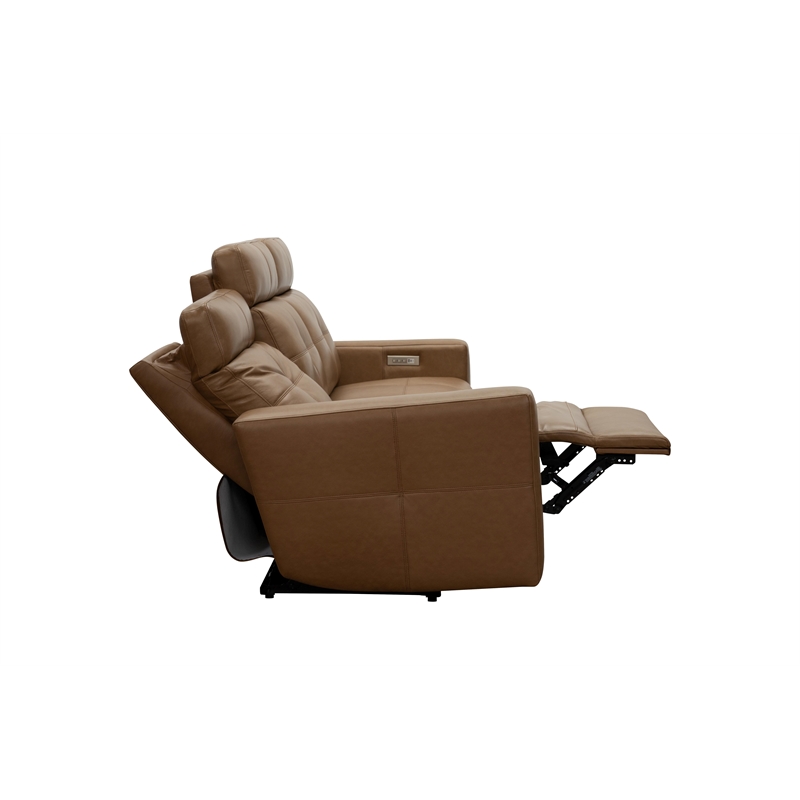 Barcalounger Sofa w/Power Recline Head Rests & Lumbar in Florida Saddle